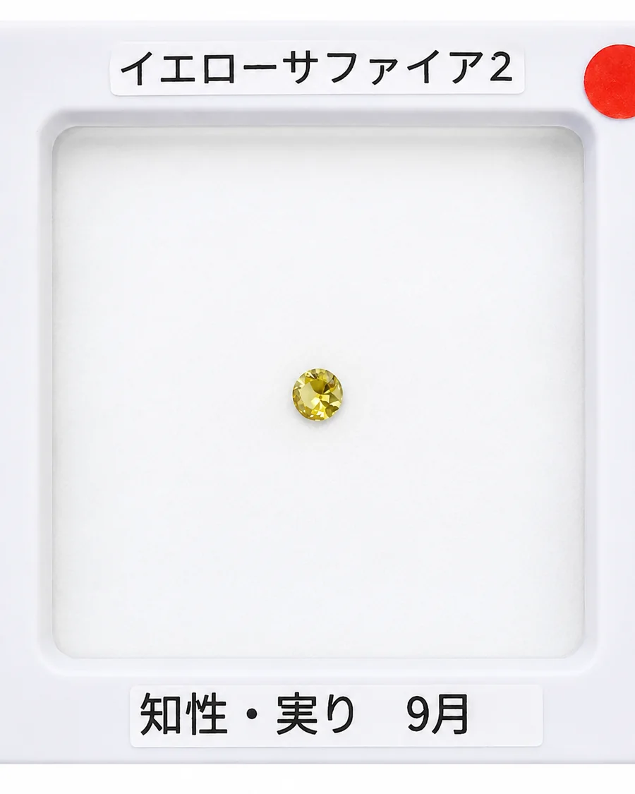 イエローサファイア1のルース